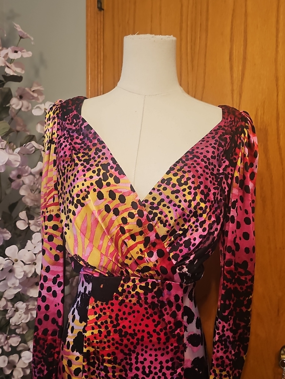 Betsy Johnson RARE Runway Silk Dress - Picture 3 of 10